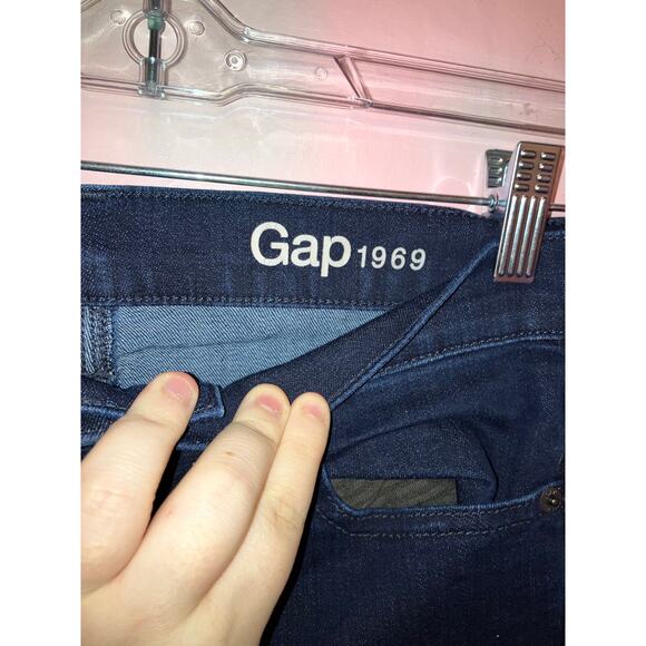 GAP 1969 Resolution True Skinny Jeans Dark Wash 28 Short - Picture 4 of 5